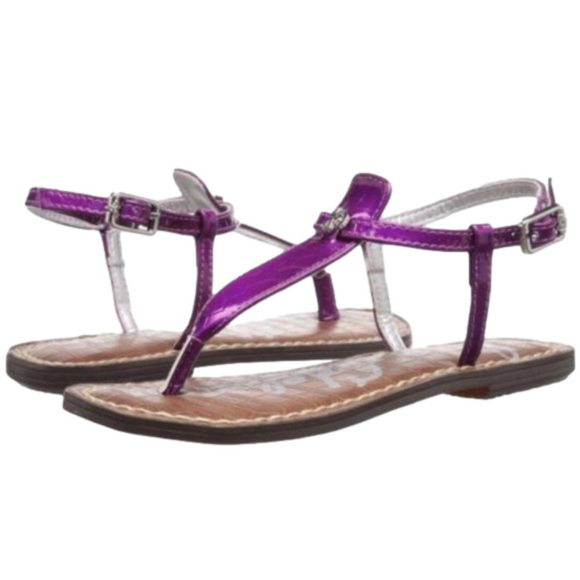 SAM Edelman Gigi Charm Sandal Flip Flop Shoe - Picture 1 of 8